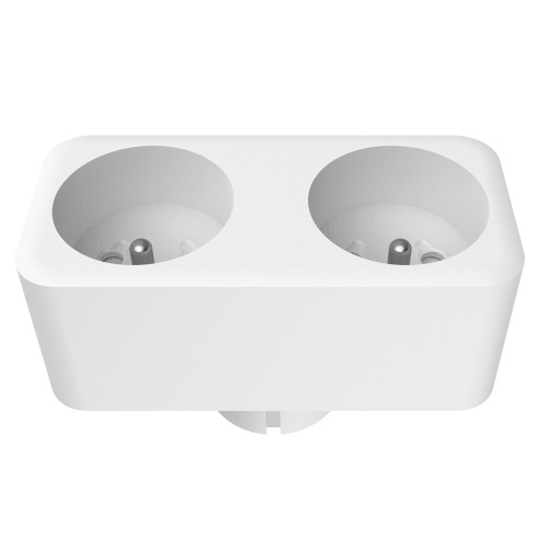 French Zigbee Dual outlet 2in1 plug