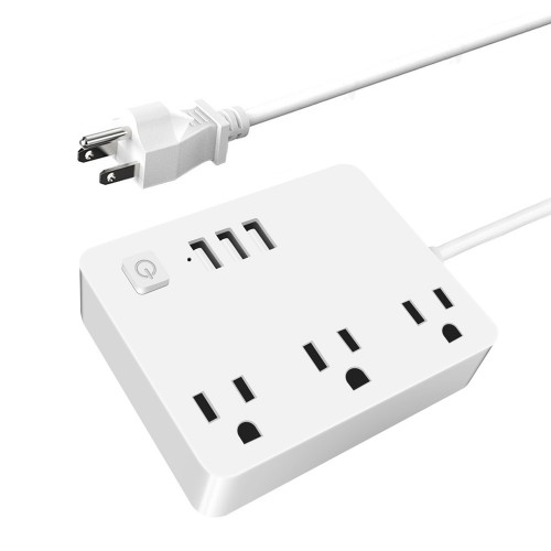 US Zigbee smart power strip 3 AC outlet plus 3 USB