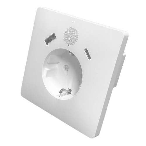 EU WIFI smart wall outlet with Type-A+C ports 