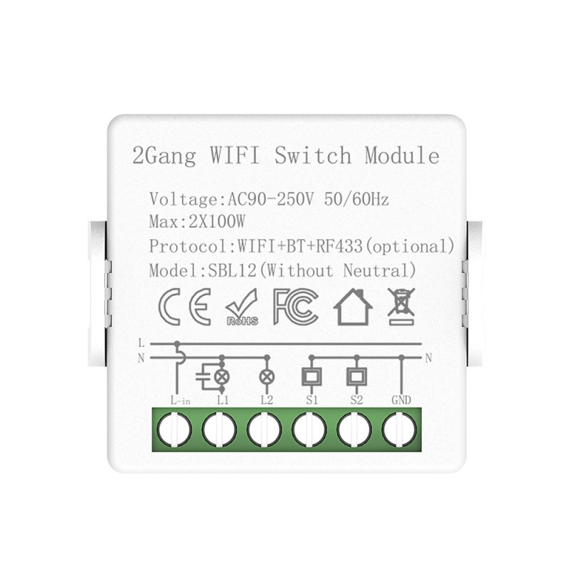 2 channel relay switch
