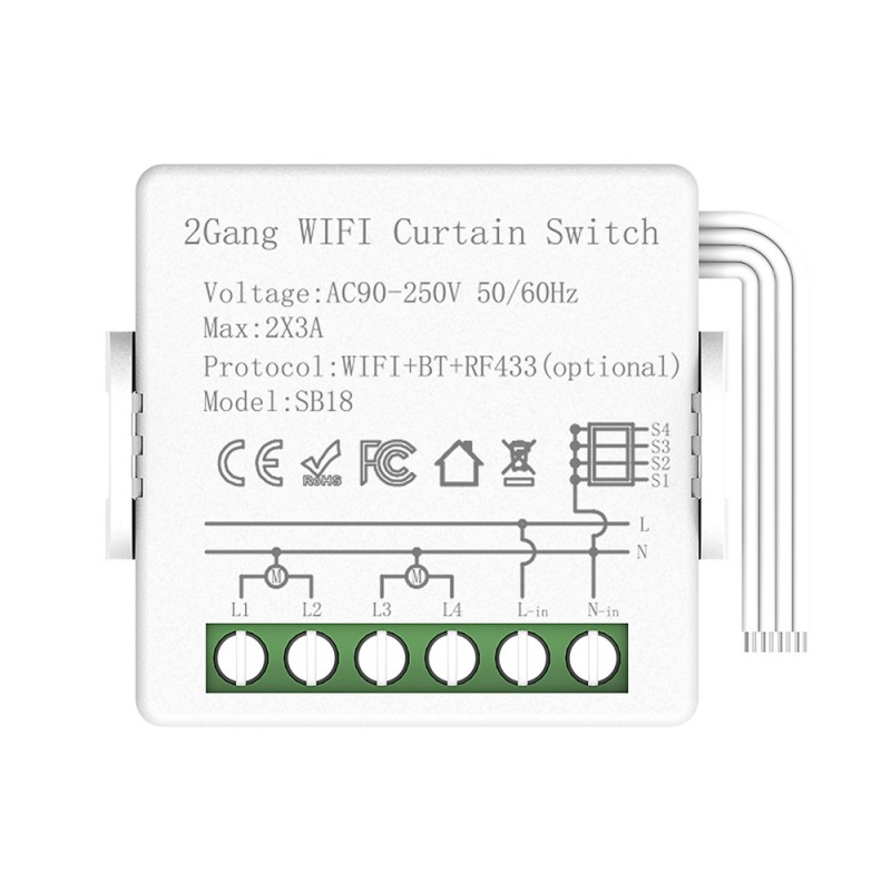 tuya wifi curtain switch